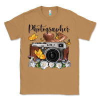 Toasted Coconut photographer floral butterfly film roll vintage camera Classic Tee - FaDigitalArtStudio