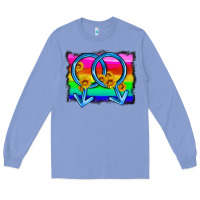 Colony Blue lgbtq gender gay symbol Long Sleeve Tee - HRA Design Shop