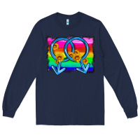 Navy lgbtq gender gay symbol Long Sleeve Tee - HRA Design Shop