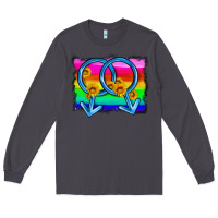 Smoke lgbtq gender gay symbol Long Sleeve Tee - HRA Design Shop