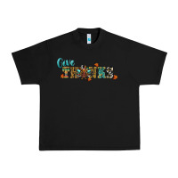 Black give thanks Urban Heavy Tee - RanaPortraitStore
