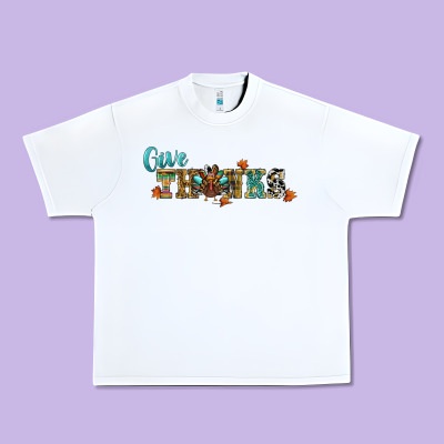 Give Thanks Urban Heavy Tee Designed By Ranaportraitstore