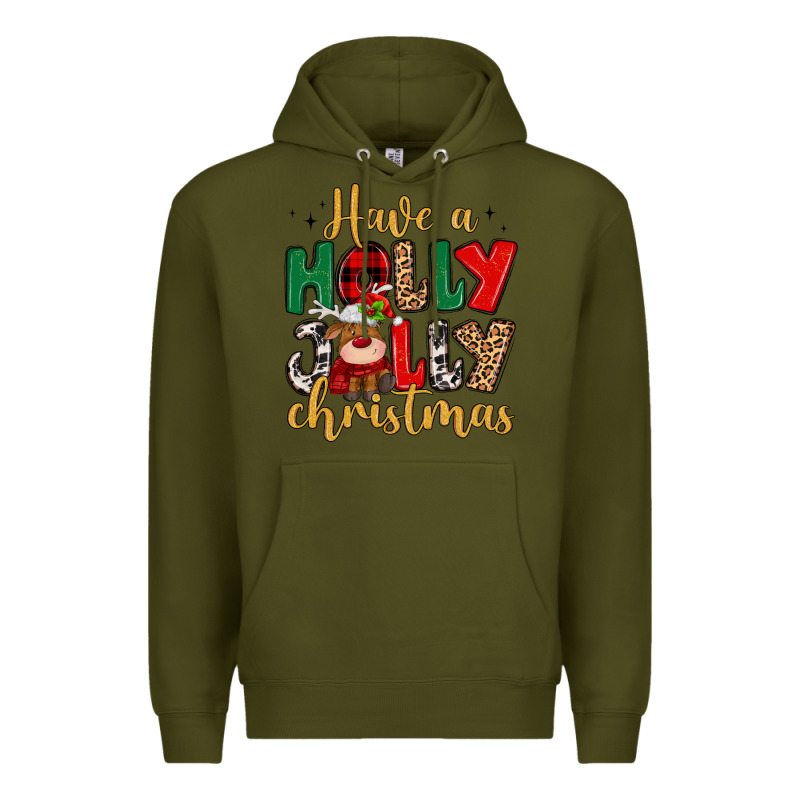 Have A Holly Jolly Christmas Premium Hoodie by MaliasSmallBusiness | Teevron