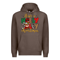 Coffee have a holly jolly christmas Premium Hoodie - MaliasSmallBusiness