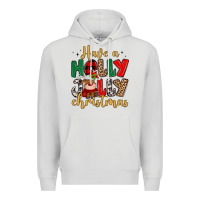 Dove Grey have a holly jolly christmas Premium Hoodie - MaliasSmallBusiness