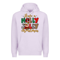 Lilac have a holly jolly christmas Premium Hoodie - MaliasSmallBusiness
