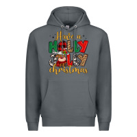 Rock have a holly jolly christmas Premium Hoodie - MaliasSmallBusiness