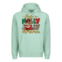 Seafoam have a holly jolly christmas Premium Hoodie - MaliasSmallBusiness