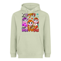 Matcha Happy Hallothanksmas unicorns Heavyweight Hoodie - NancyCooperArtShop