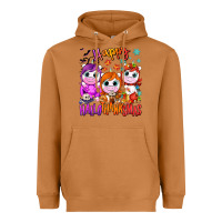 Meerkat Happy Hallothanksmas unicorns Heavyweight Hoodie - NancyCooperArtShop