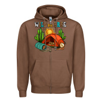 Chestnut wild and free camp Zipper Hoodie - AdoDesignShop