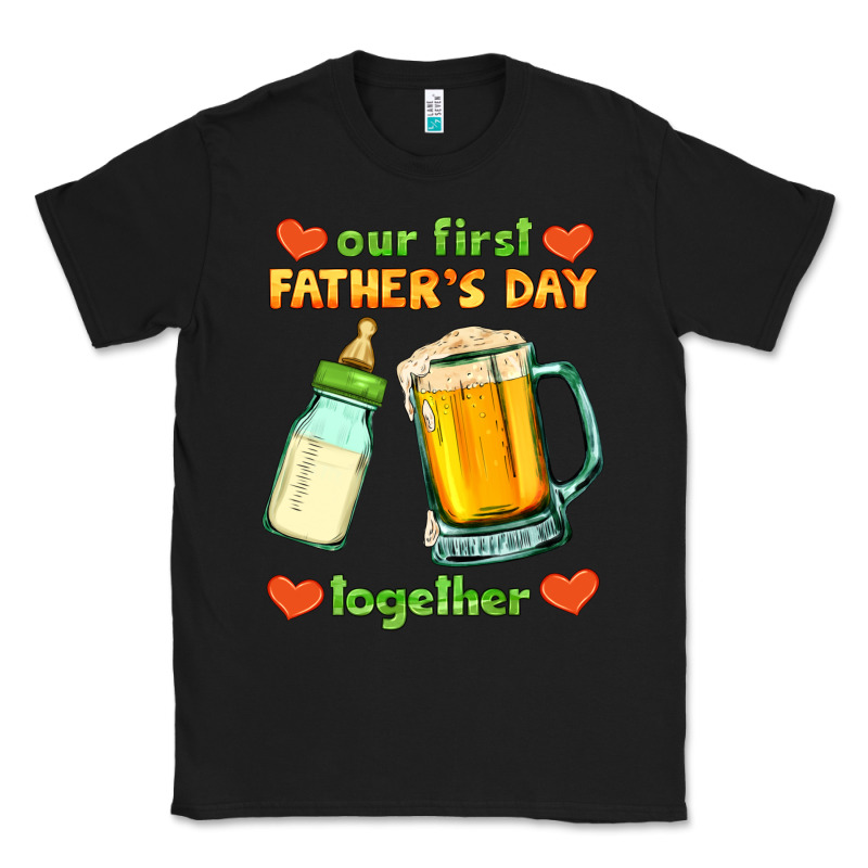 Our First Father's Day Together Classic Tee by HRA Design Shop | Teevron