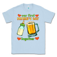 Dusty Blue our first father's day together Classic Tee - HRA Design Shop