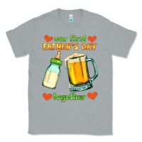 Heather Grey our first father's day together Classic Tee - HRA Design Shop