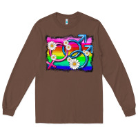Chestnut lgbtq gender bisexuality symbol Long Sleeve Tee - HRA Design Shop