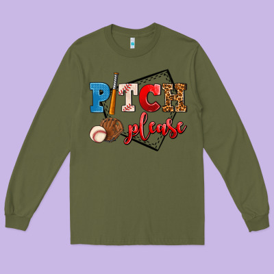 Pitch Please Long Sleeve Tee Designed By Adodesignshop
