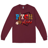 Burgundy pitch please Long Sleeve Tee - AdoDesignShop