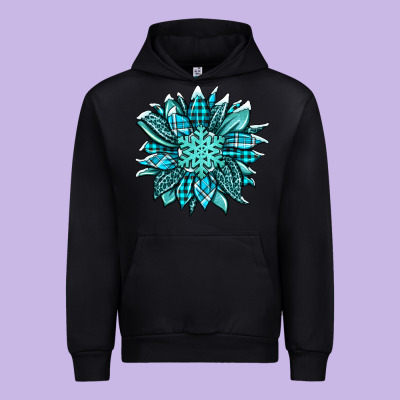 Winter Sunflower Urban Hoodie Designed By Jasminsmagicworld