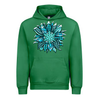 Emerald winter sunflower Urban Hoodie - Jasminsmagicworld