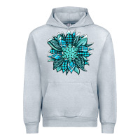 Heather Grey winter sunflower Urban Hoodie - Jasminsmagicworld