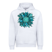 White winter sunflower Urban Hoodie - Jasminsmagicworld