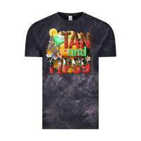 Cloud Black tan and tipsy Vintage Tee - texasbilliewilder