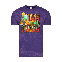 Cloud Purple tan and tipsy Vintage Tee - texasbilliewilder