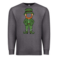 Charcoal Heather leprechaun boy faceless Premium Sweatshirt - MaliasSmallBusiness