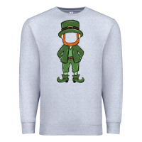 Heather Grey leprechaun boy faceless Premium Sweatshirt - MaliasSmallBusiness