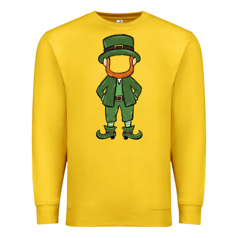 Leprechaun Boy Faceless Premium Sweatshirt by MaliasSmallBusiness | Teevron