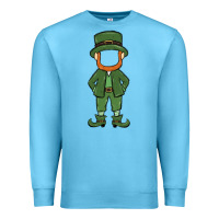 Ocean Blue leprechaun boy faceless Premium Sweatshirt - MaliasSmallBusiness