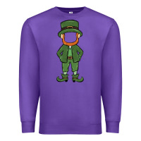 Purple leprechaun boy faceless Premium Sweatshirt - MaliasSmallBusiness
