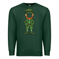 Sports Green leprechaun boy faceless Premium Sweatshirt - MaliasSmallBusiness
