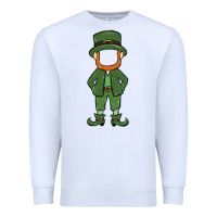 White leprechaun boy faceless Premium Sweatshirt - MaliasSmallBusiness
