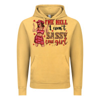 Vintage Mustard the hell i wont sassy cowgirl Vintage Hoodie - texasbilliewilder