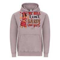 The Hell I Wont Sassy Cowgirl Vintage Hoodie | Teevron