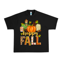 Black happy fall Urban Heavy Tee - Zillion Design Studio