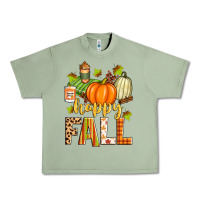 Oil Green happy fall Urban Heavy Tee - Zillion Design Studio