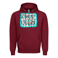 Burgundy winter vibes Zipper Hoodie - JahusDesignShop