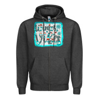 Charcoal Heather winter vibes Zipper Hoodie - JahusDesignShop