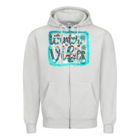 Dove Grey winter vibes Zipper Hoodie - JahusDesignShop