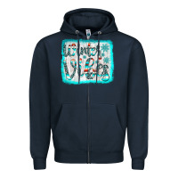 Navy winter vibes Zipper Hoodie - JahusDesignShop