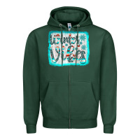 Sports Green winter vibes Zipper Hoodie - JahusDesignShop