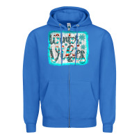 True Royal winter vibes Zipper Hoodie - JahusDesignShop