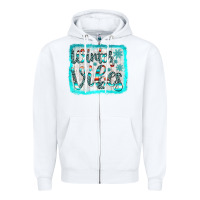 White winter vibes Zipper Hoodie - JahusDesignShop