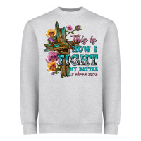 Heather Grey this is how i fight my battle tbw Heavyweight Sweatshirt - texasbilliewilder