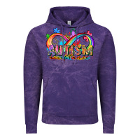 Cloud Purple autism acceptance Vintage Hoodie - Zillion Design Studio
