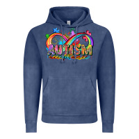 Vintage Denim autism acceptance Vintage Hoodie - Zillion Design Studio