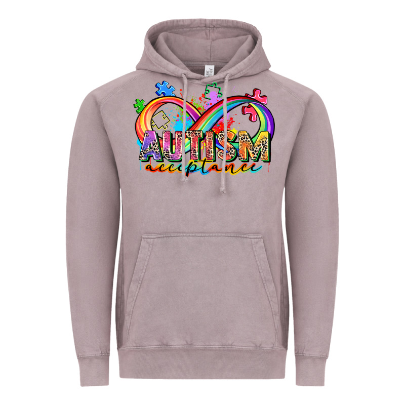 Autism Acceptance Vintage Hoodie by Zillion Design Studio | Teevron
