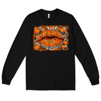 Black fall lips Long Sleeve Tee - RacoonDesign